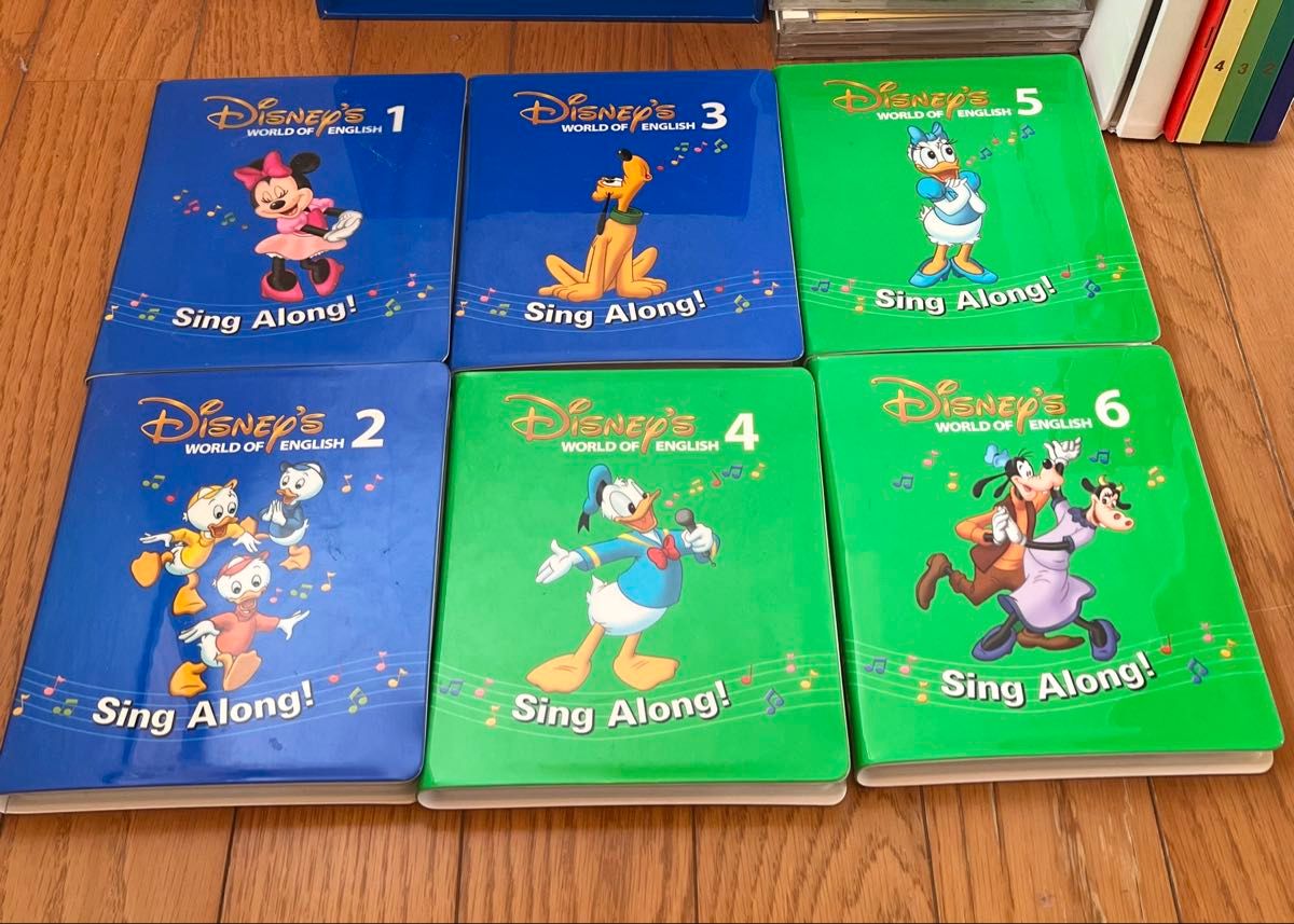 DWE ディズニー英語システム シングアロング 12巻 DVD CD 絵本 ガイド
