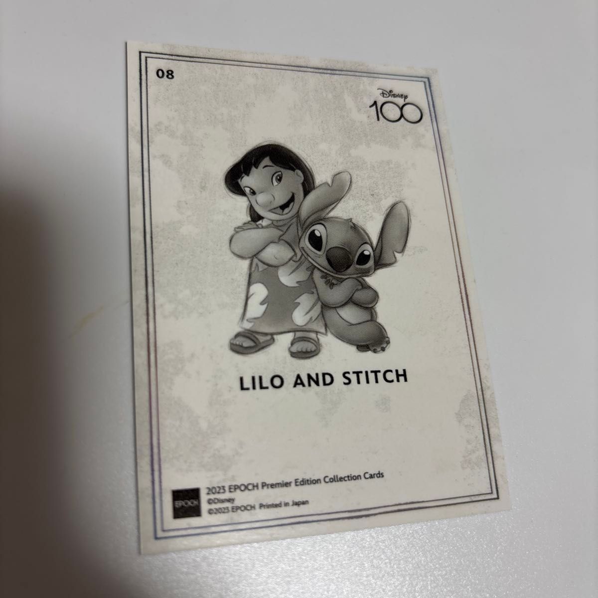 ディズニー スティッチ エポック カード EPOCH PREMIER EDITION STITCH