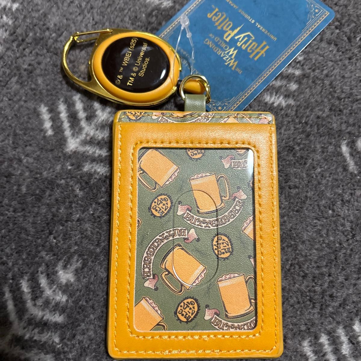USJ限定 ハリーポッター バタービール リールチケットホルダー ユニバ