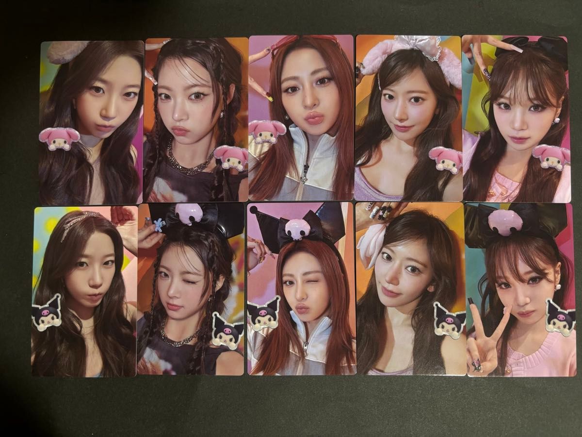 ルセラフィム DIFFERENT トレカ 10種 コンプ マイメロディ&クロミ