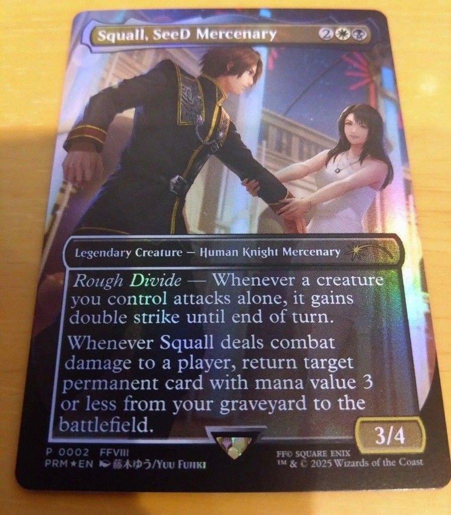 MTG ファイナルファンタジー FF プロモ SeeDの傭兵 スコール ボーダー
