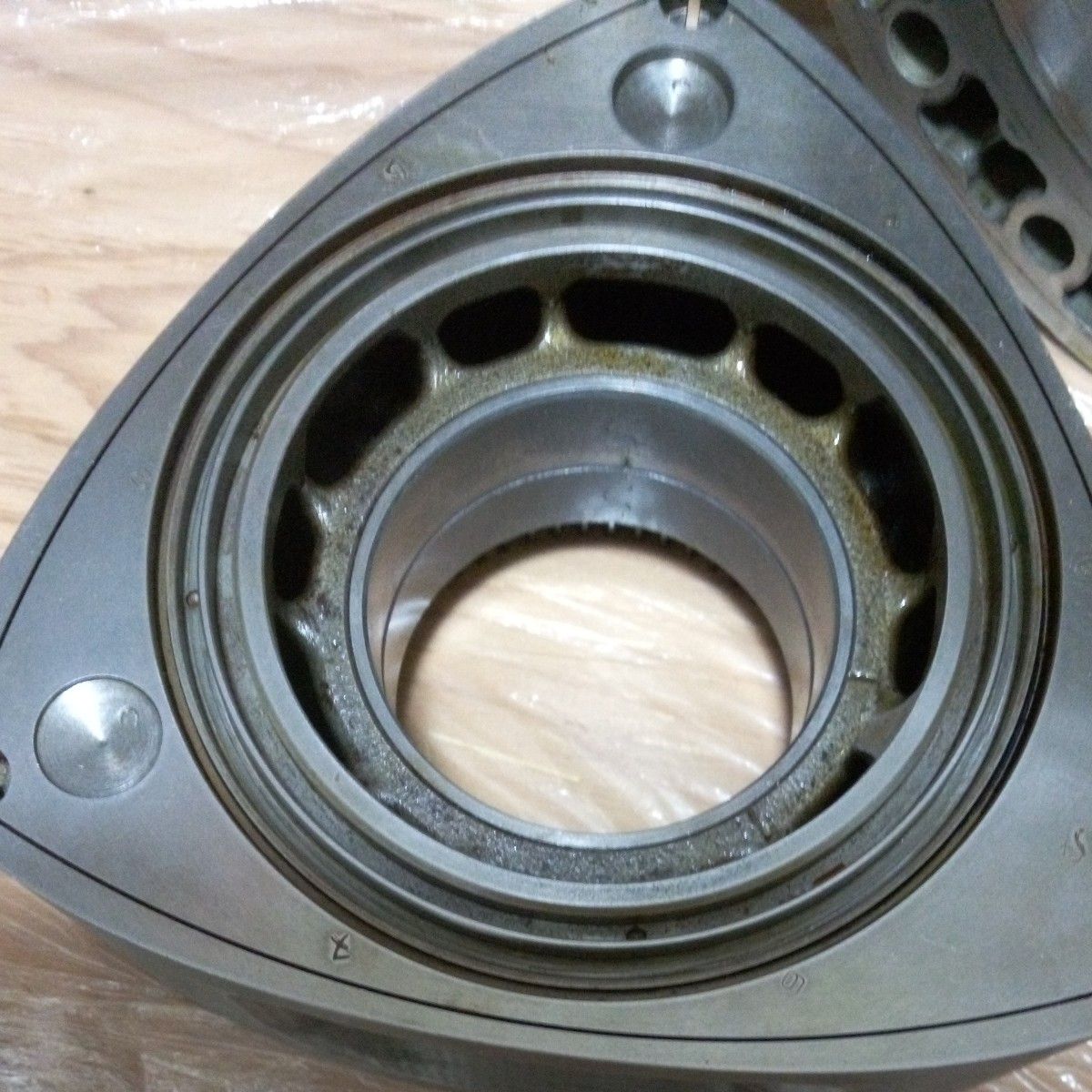 RX-7 ロータリーエンジン 13B オブジェ ローター ハウジングのセット