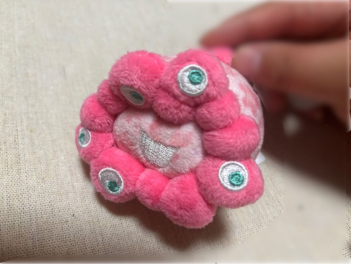 新品】万博会場限定 ミャクミャク ロールお手玉マスコット 桜ピンク