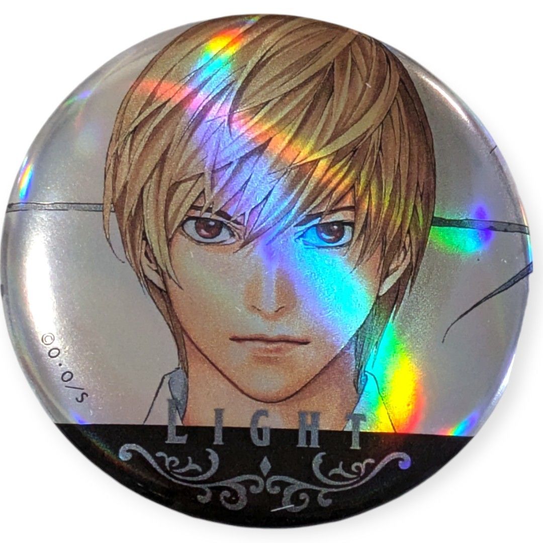 夜神月 メタル缶バッジ DEATH NOTE POP UP デスノート ポップアップ