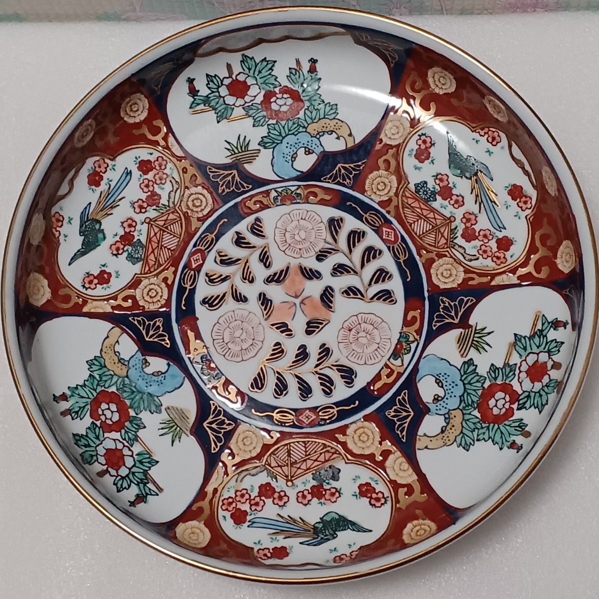 21 有田焼 秀峰 伊万里 大皿 盛鉢 花鳥 金彩｜Yahoo!フリマ（旧PayPay