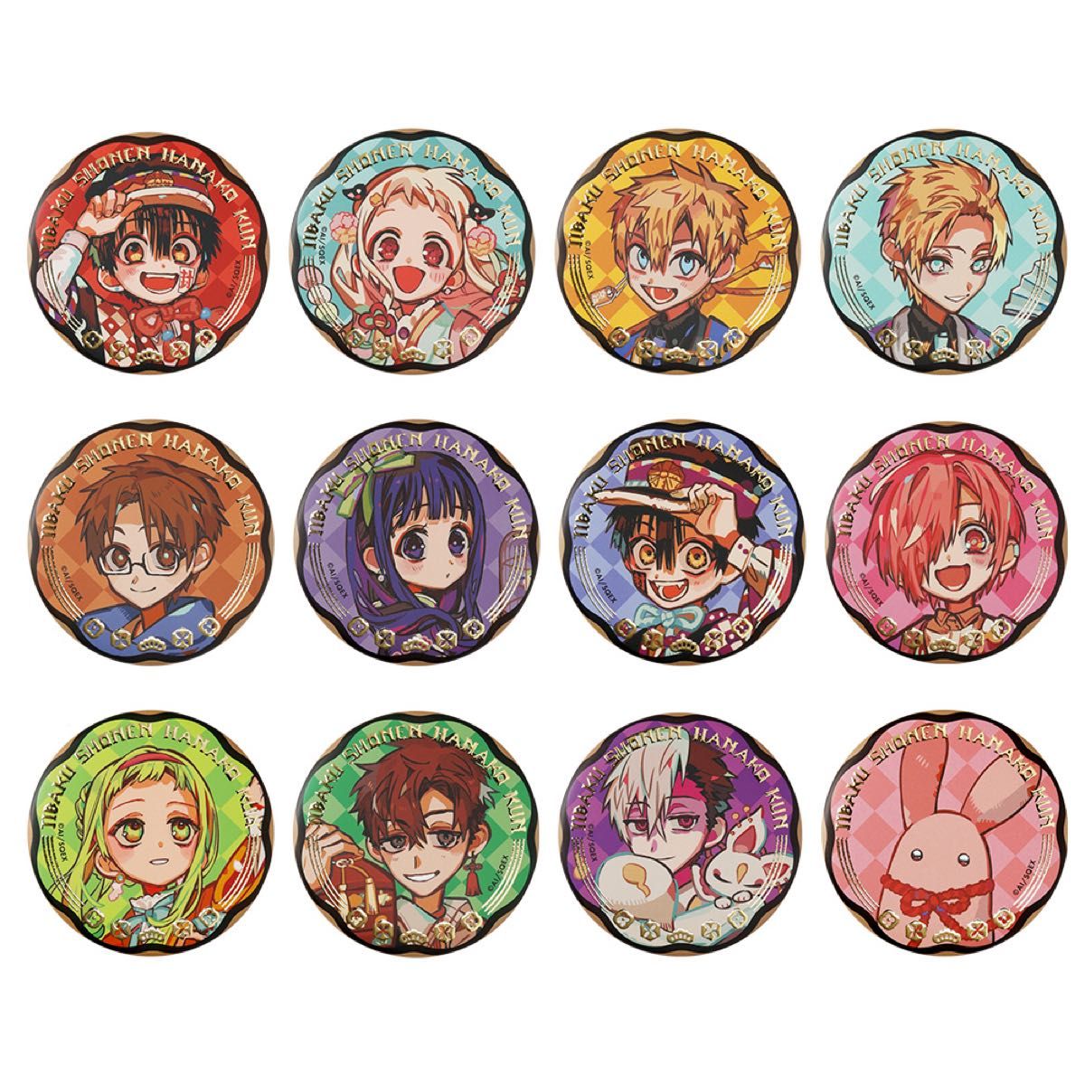 地縛少年花子くん サンリオ 缶バッジ 花子くん 柚木普 バラ売り可