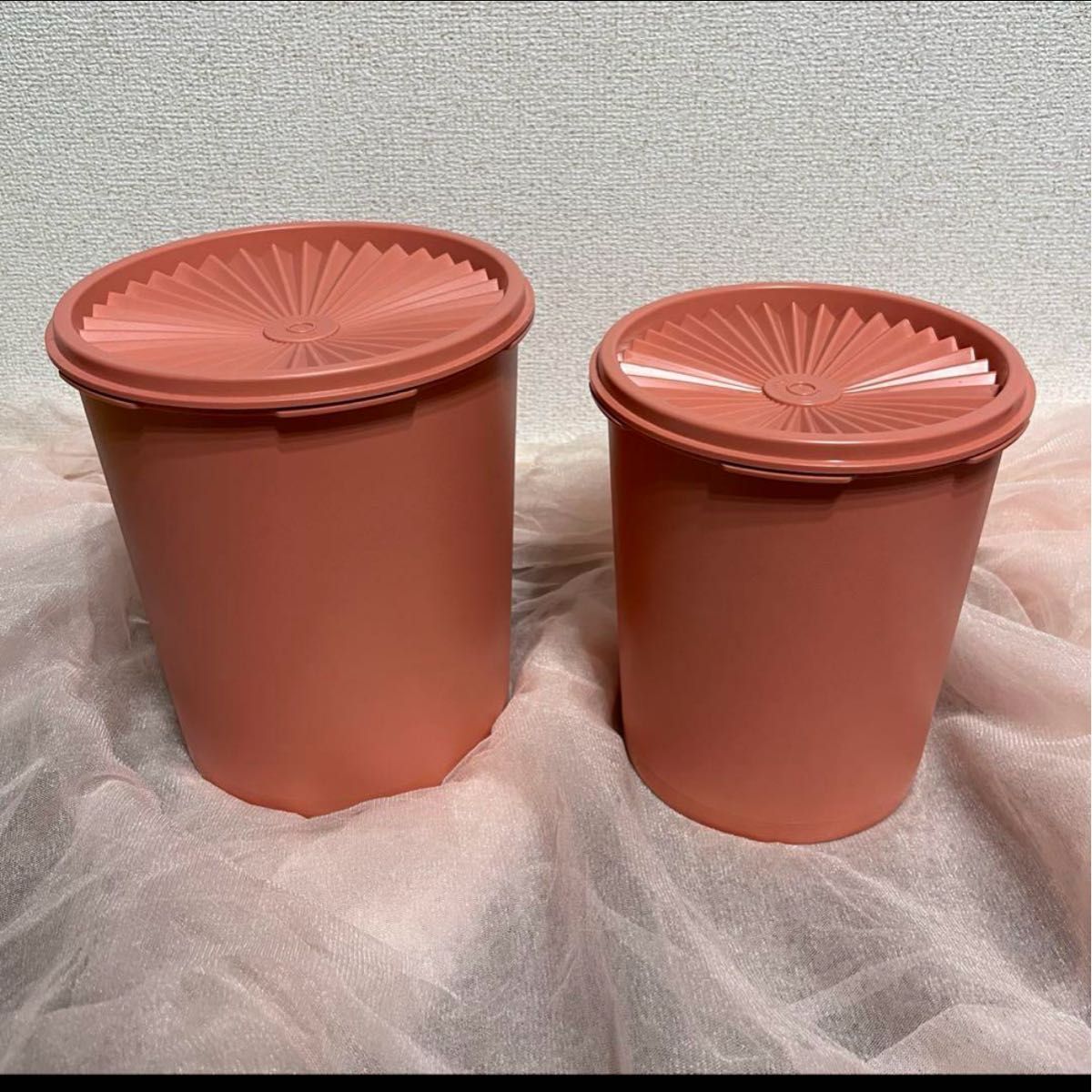 タッパーウェア マキシデコレーター （中・小）2個セット｜Yahoo