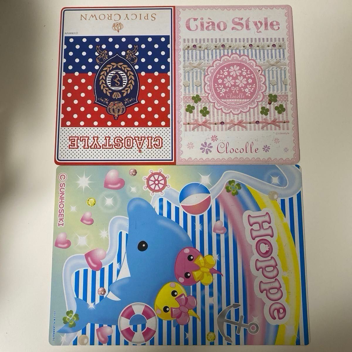 下敷き クリアファイル レターセット まとめ売り ちゃお りぼん 付録