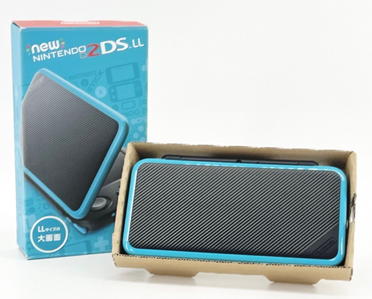 良品 】中古ゲーム機 New ニンテンドー2DS LL ブラック×ターコイズ