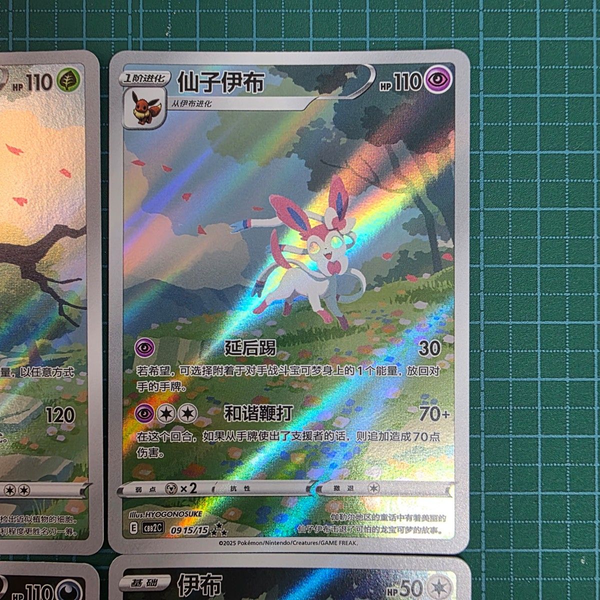 ポケモンカードゲーム ブラッキー ニンフィア リーフィア イーブイ AR