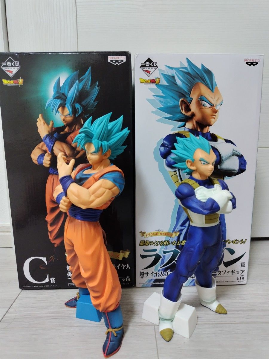 ドラゴンボール 一番くじ メモリーズ 孫悟空 ベジータフィギュア