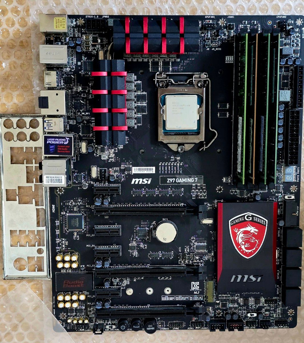 MSI Z97 GAMING 7 マザーボード core i7 4790 ram 16gb セット｜Yahoo