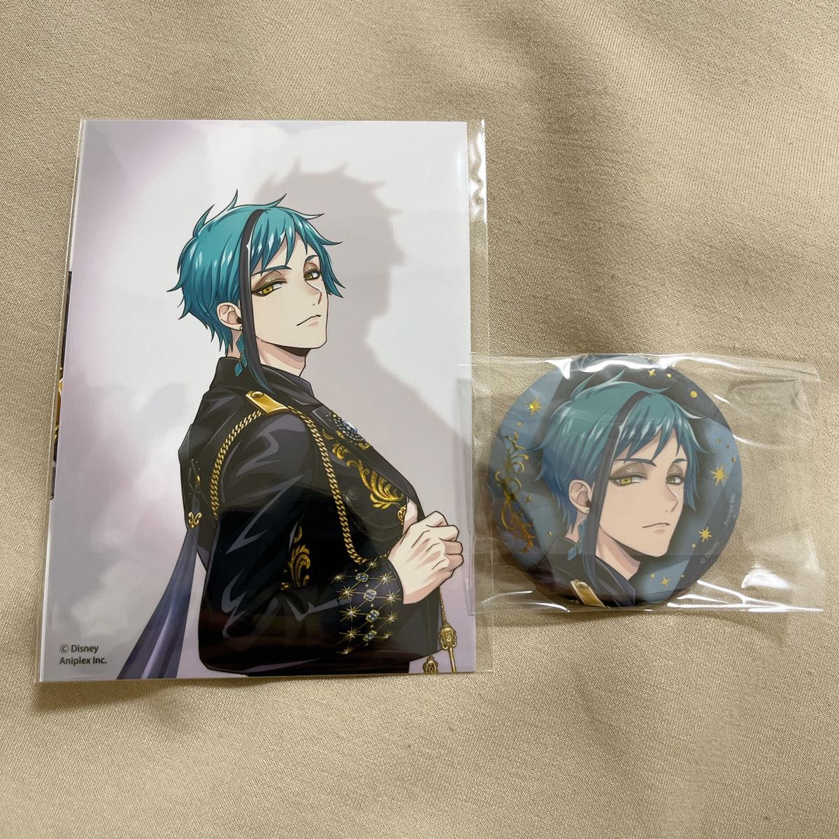 ツイステ展 5周年 ブレイジングジュエル 缶バッジ ポートレイト