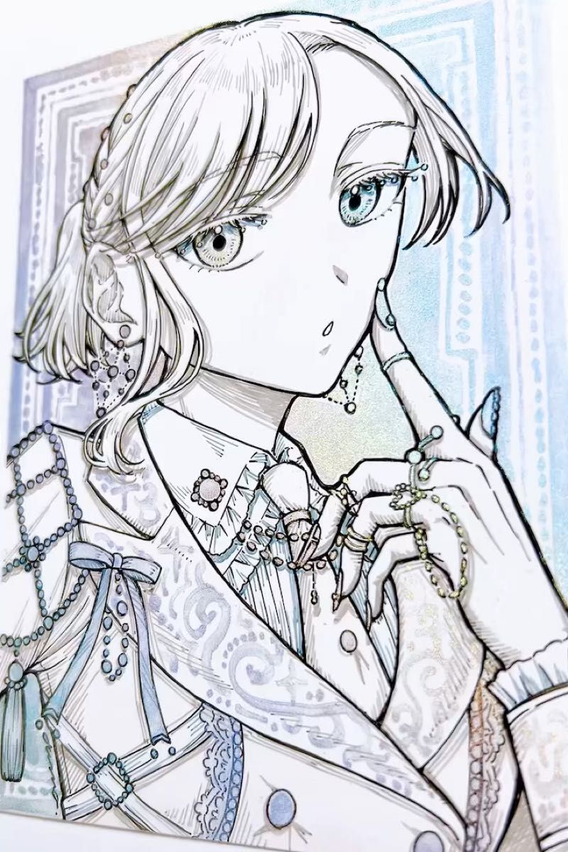 手描きイラスト ミニ色紙 アナログ原画 天使 女の子｜Yahoo!フリマ（旧