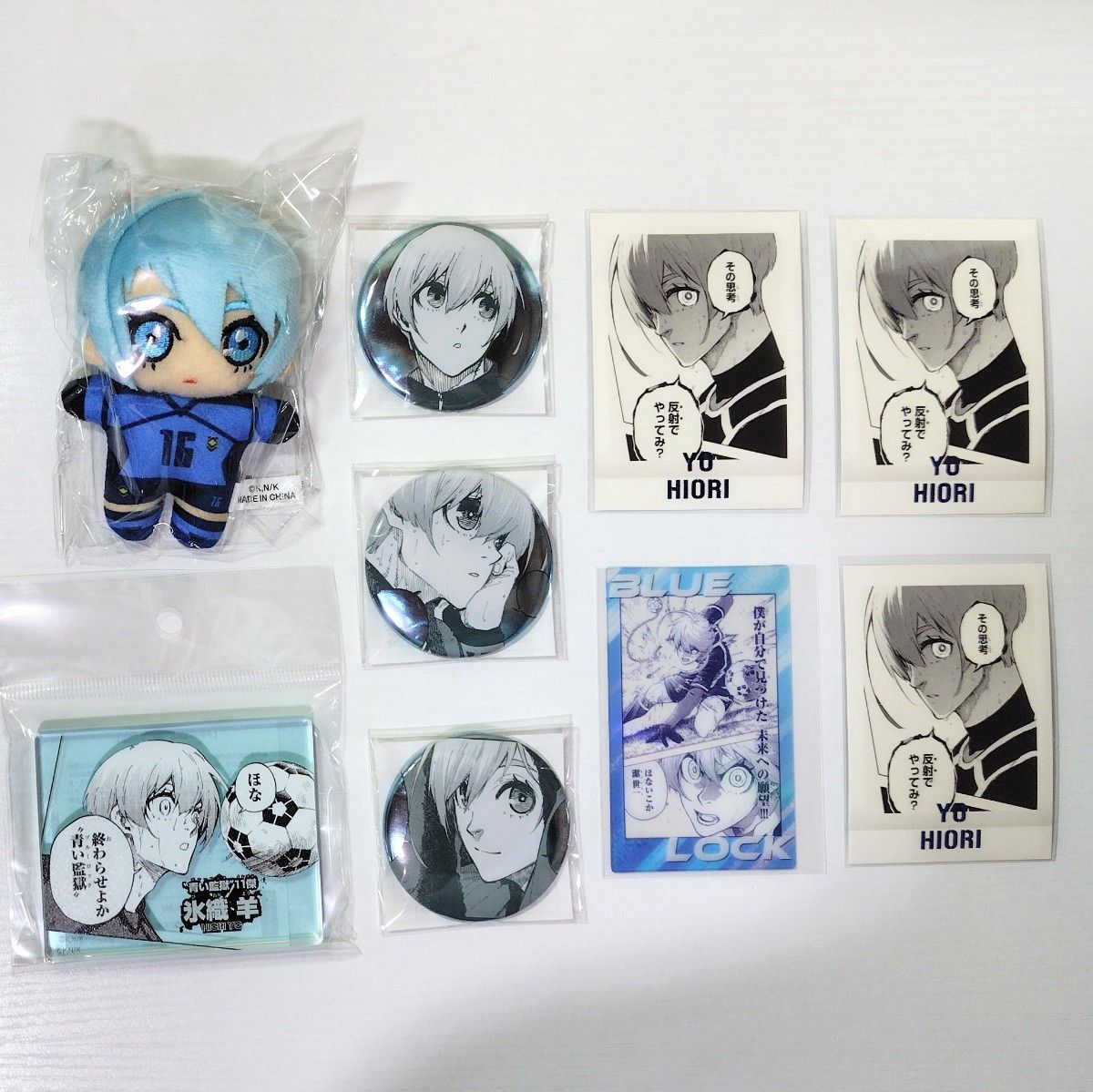 氷織羊 ブルーロック グッズ まとめ売り 原画展 ぬいぐるみ ぱしゃこれ