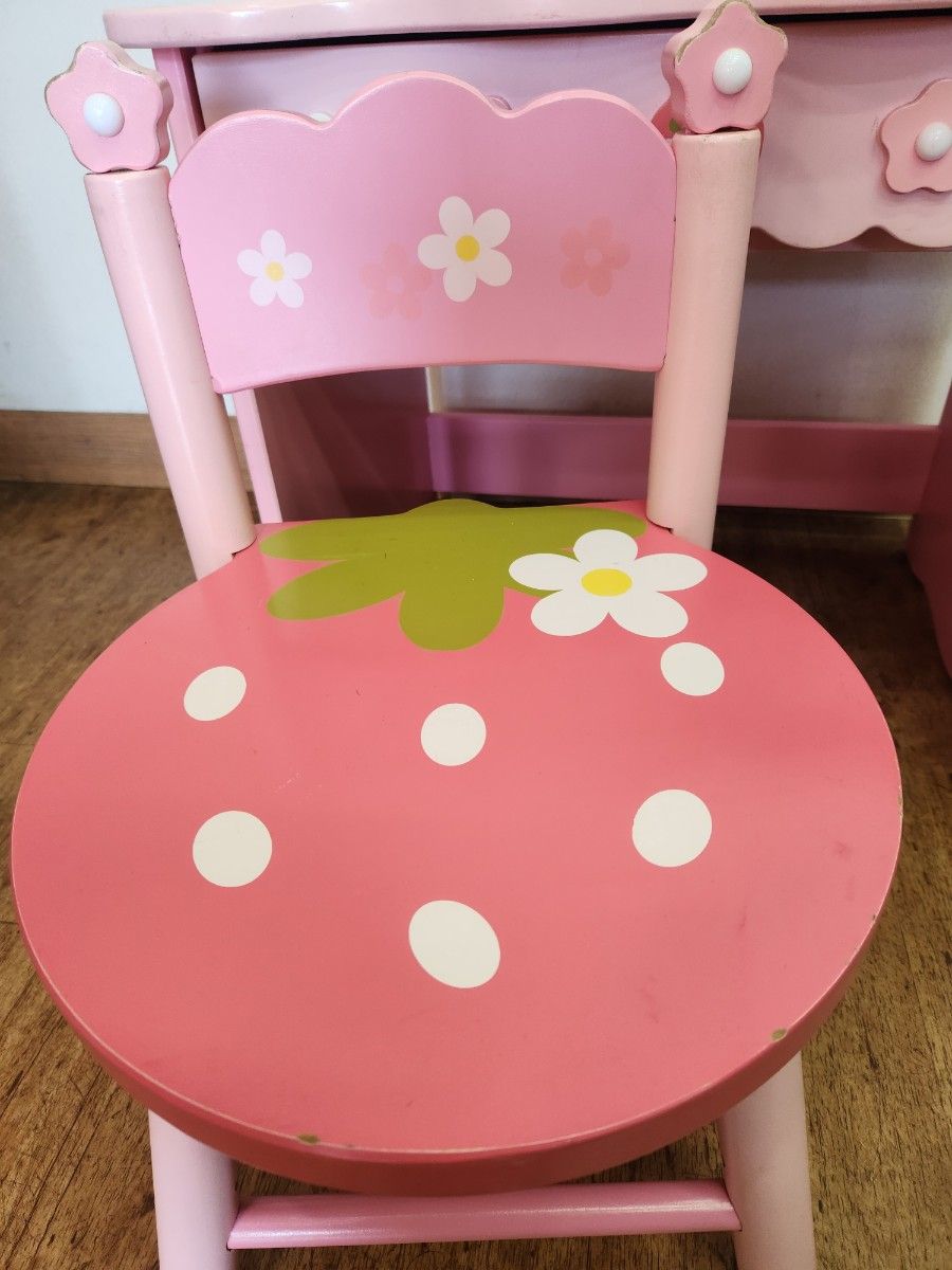 マザーガーデン 机 椅子 野いちご レア 廃盤 木製 デスクチェア