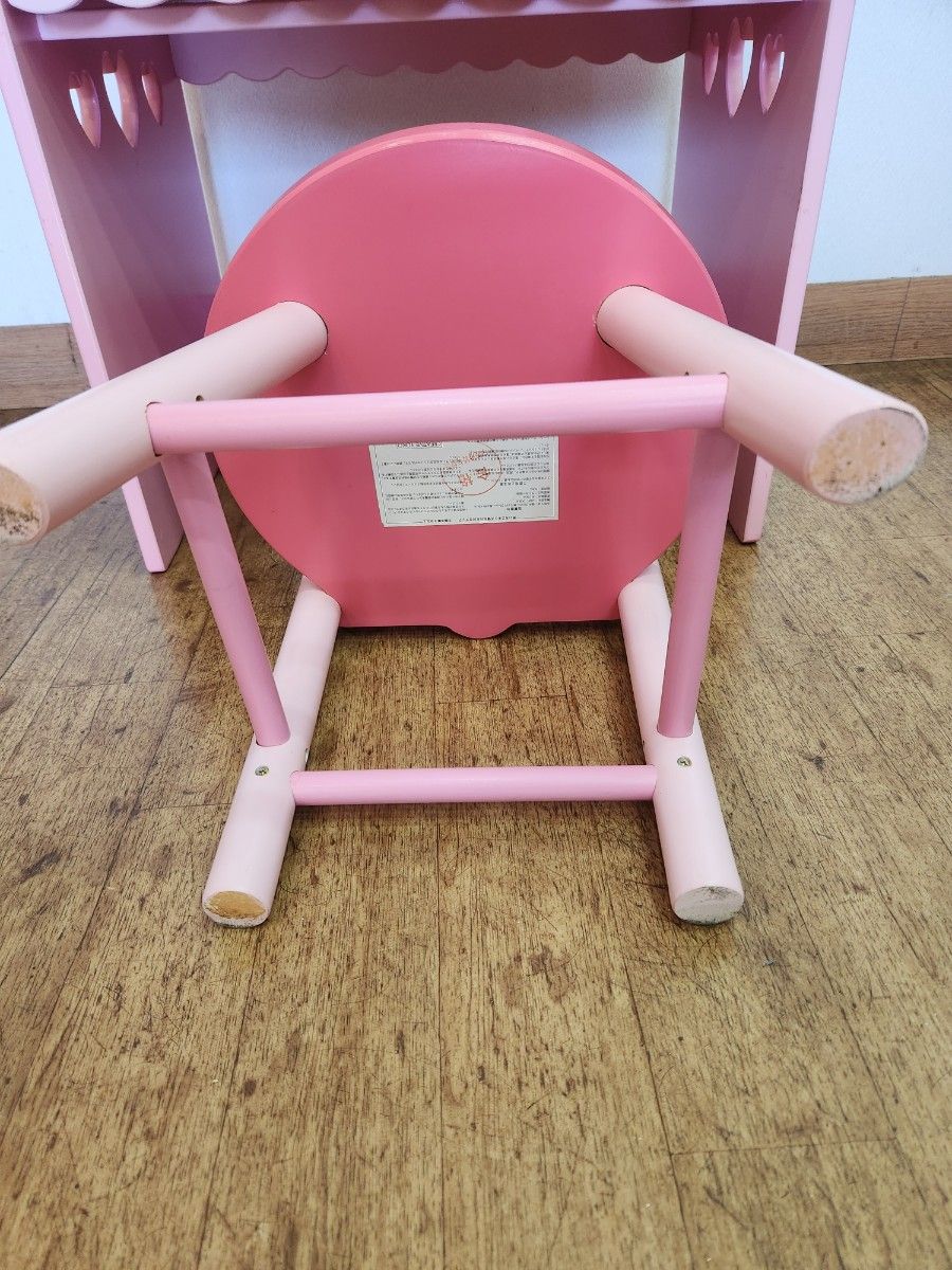 マザーガーデン 机 椅子 野いちご レア 廃盤 木製 デスクチェア