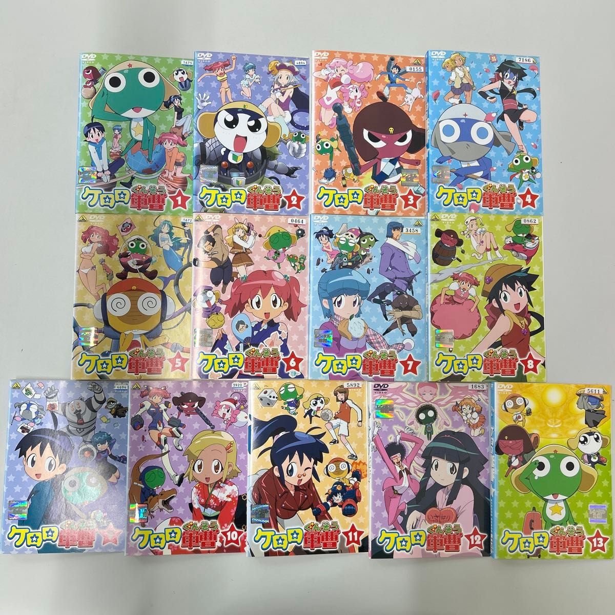 ケロロ軍曹 DVD 1期〜6期 各全13巻 全78巻 全巻セット レンタル落ち