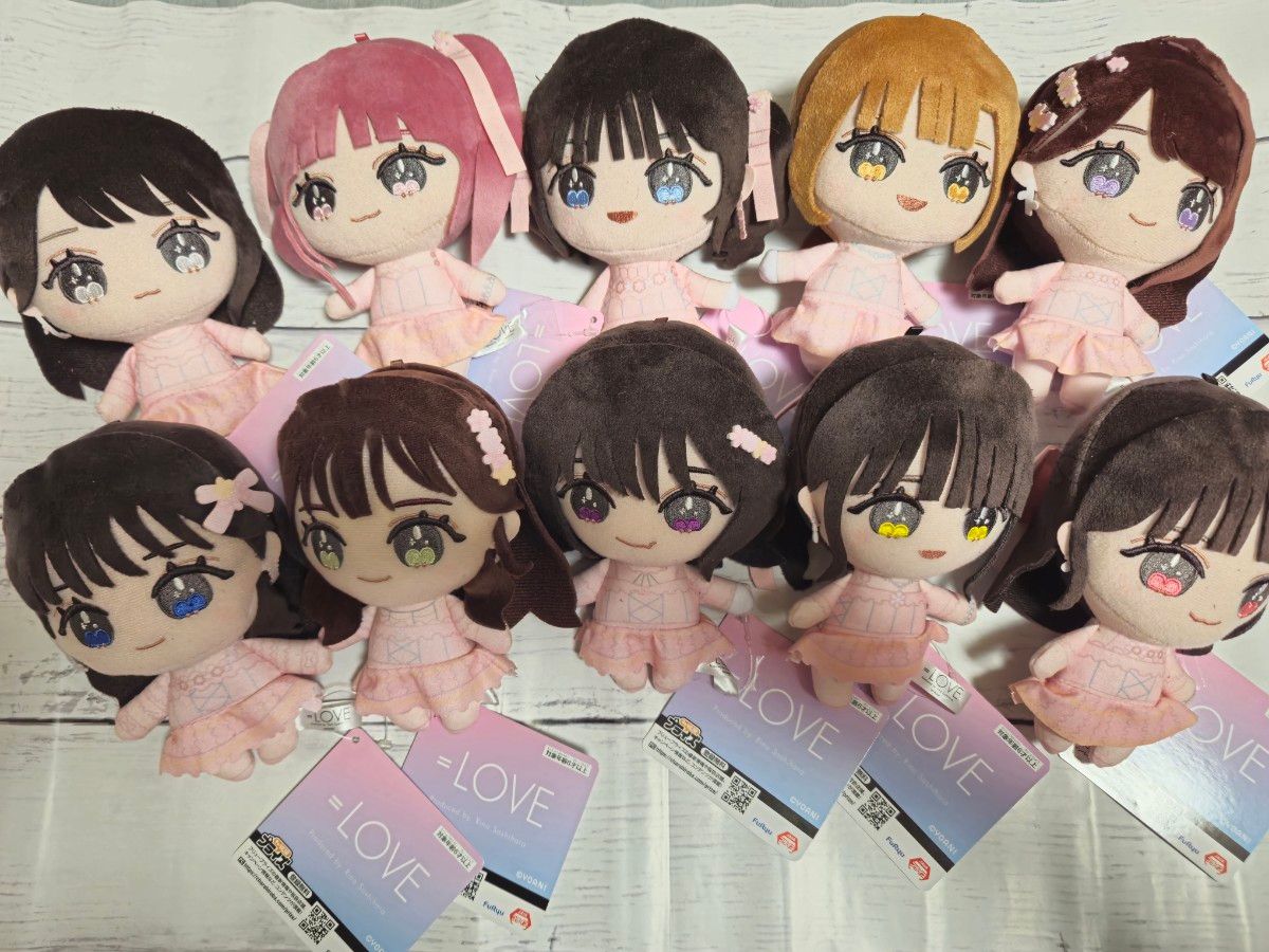 LOVE イコラブ 6周年衣装 ぬいぐるみ モーリー限定 大谷 音嶋 2点 LOVE