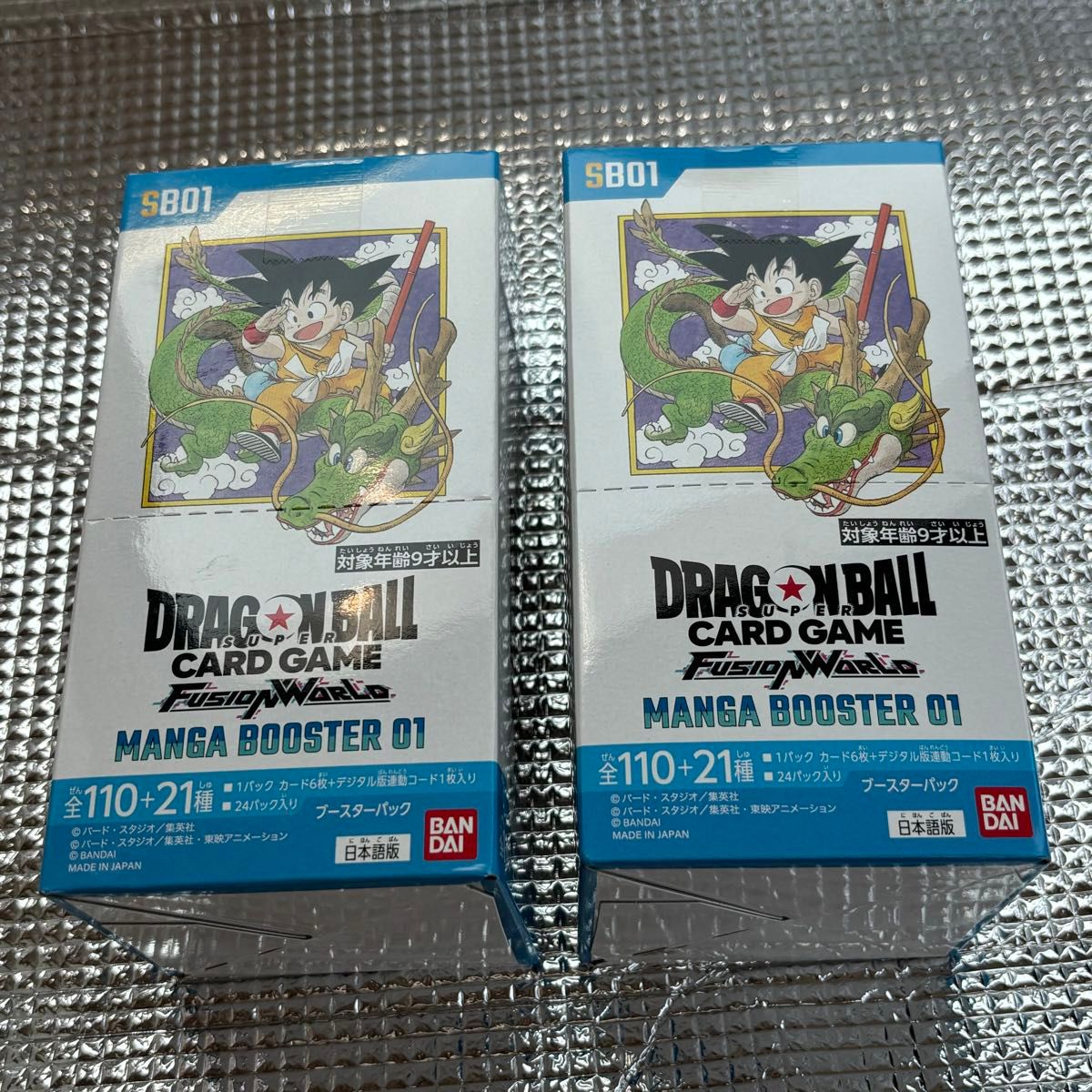 テープ付 2ボックス フュージョンワールド MANGA BOOSTER 01 マンガ