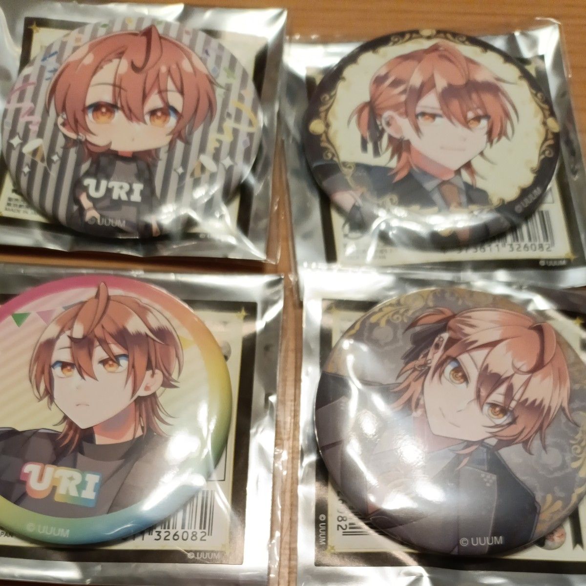 カラフルピーチ プレミアムピーチパーティー ぷぴぱ 缶バッジ うり