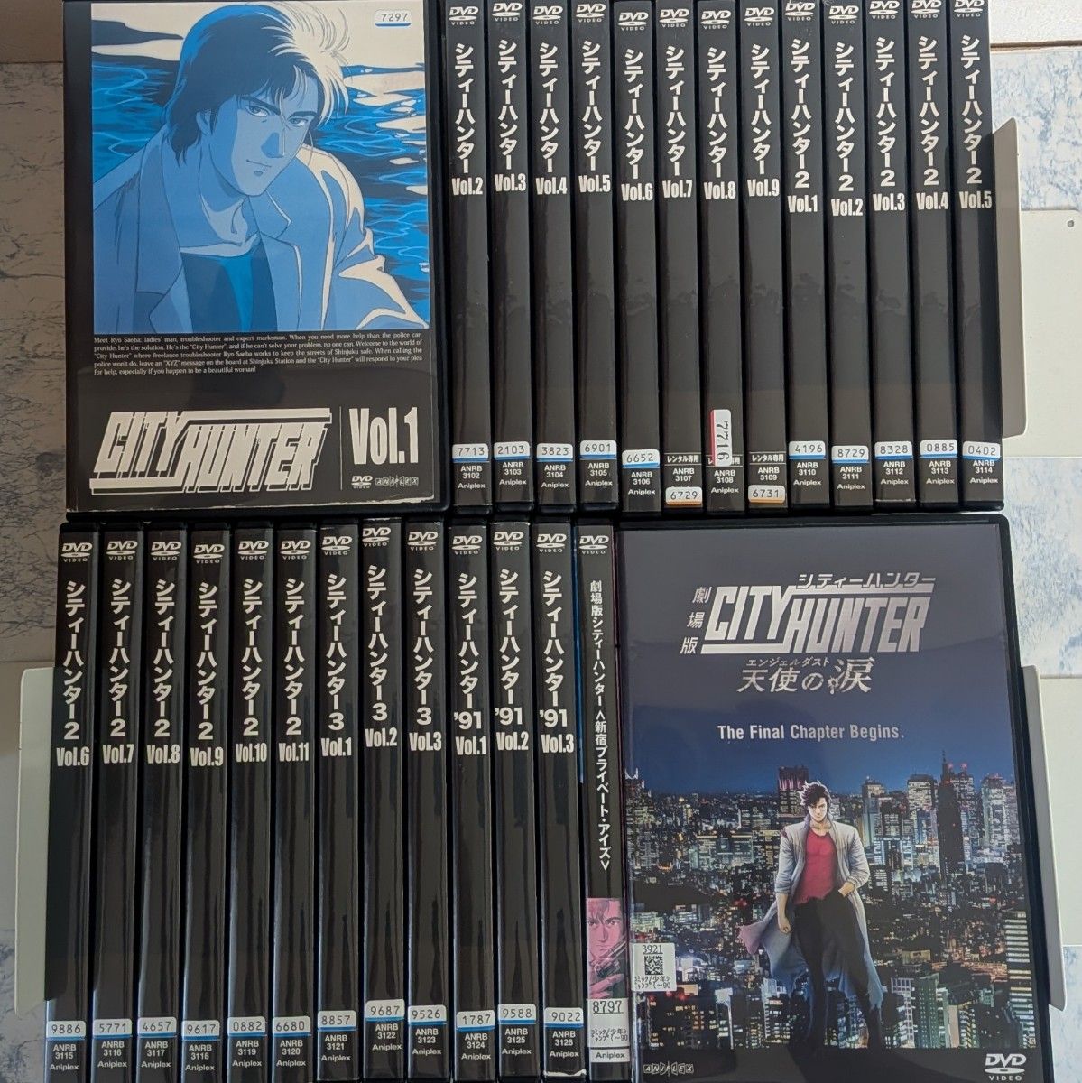 DVD シティーハンター 1期~4期 劇場版 全28巻 不織布ケース｜Yahoo