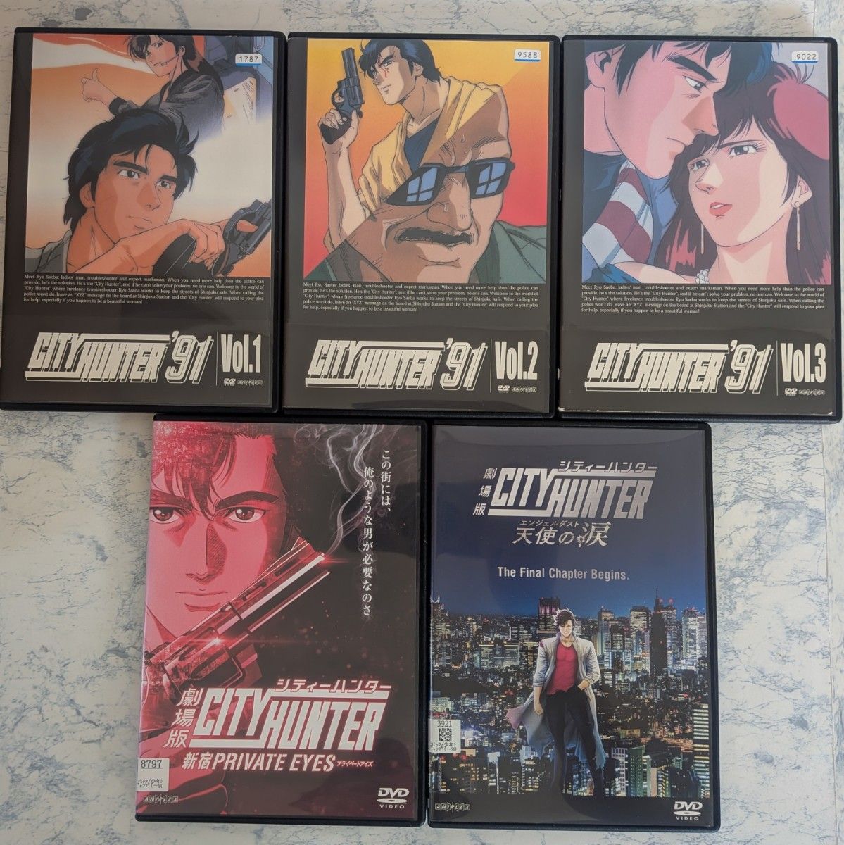 DVD シティーハンター 1期~4期 劇場版 全28巻 不織布ケース｜Yahoo