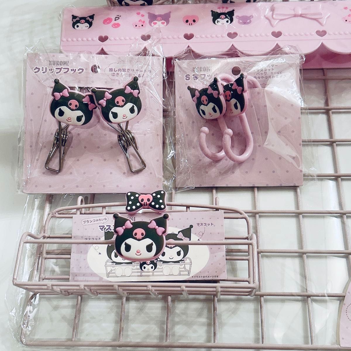 未使用 サンリオ Sanrio クロミ 推しを可愛く飾り隊 ワイヤーネット 7