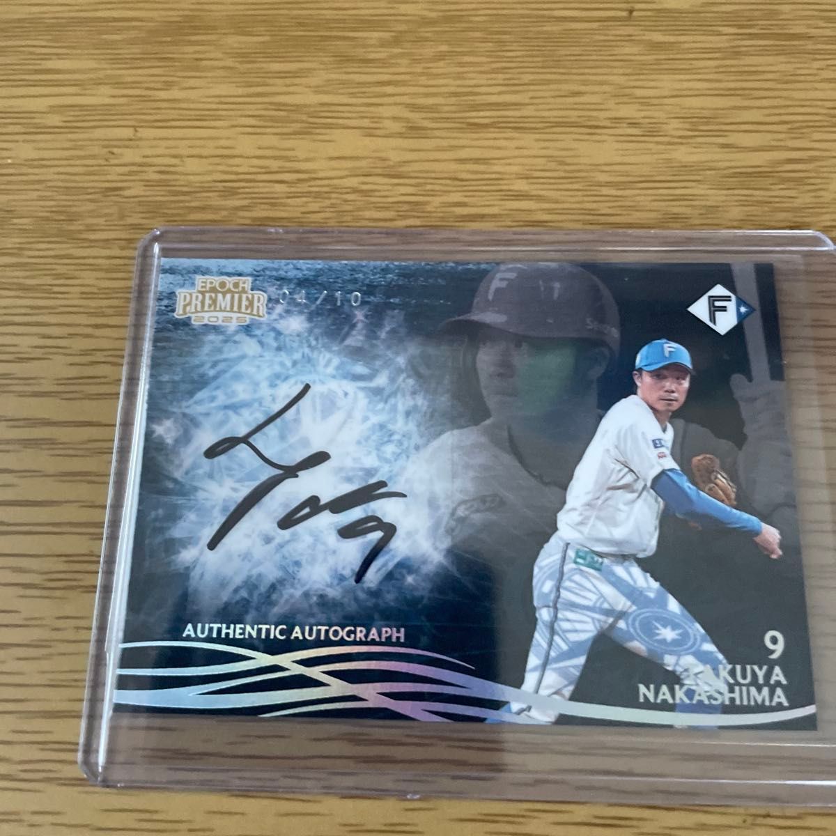 EPOCH 日本ハムファイターズ 中島卓也 直筆サインカード｜Yahoo!フリマ