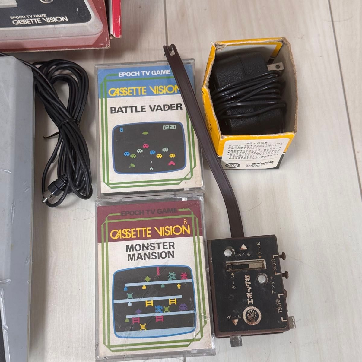 希少・動作未確認】エポック社 TVゲーム「カセットビジョン」本体＋