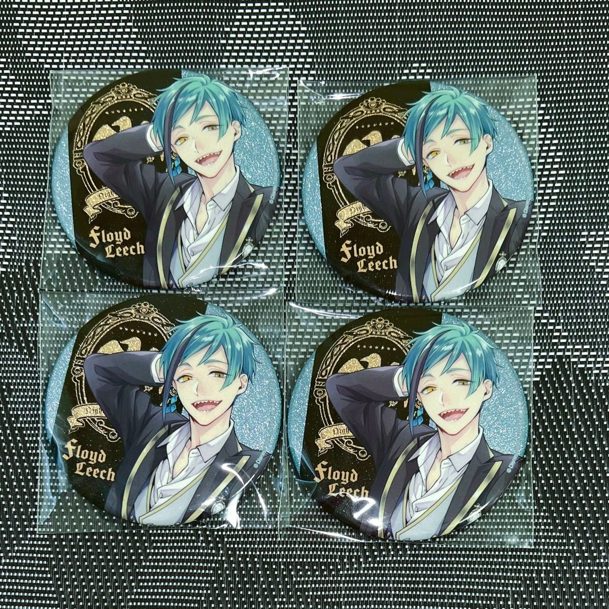 ツイステ アズール ジェイド フロイド缶バッジ くじ 特典 ポスカ