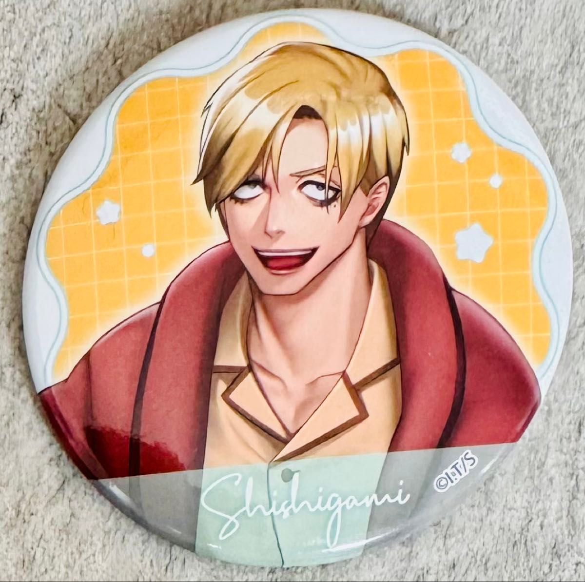 ジャンケットバンク アニメイト パジャマパーティー 缶バッジ 獅子神