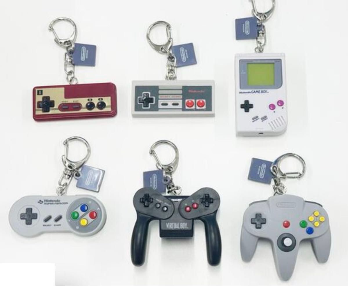 任天堂ミュージアム 限定キーホルダー 全6種類セット ゲームハード