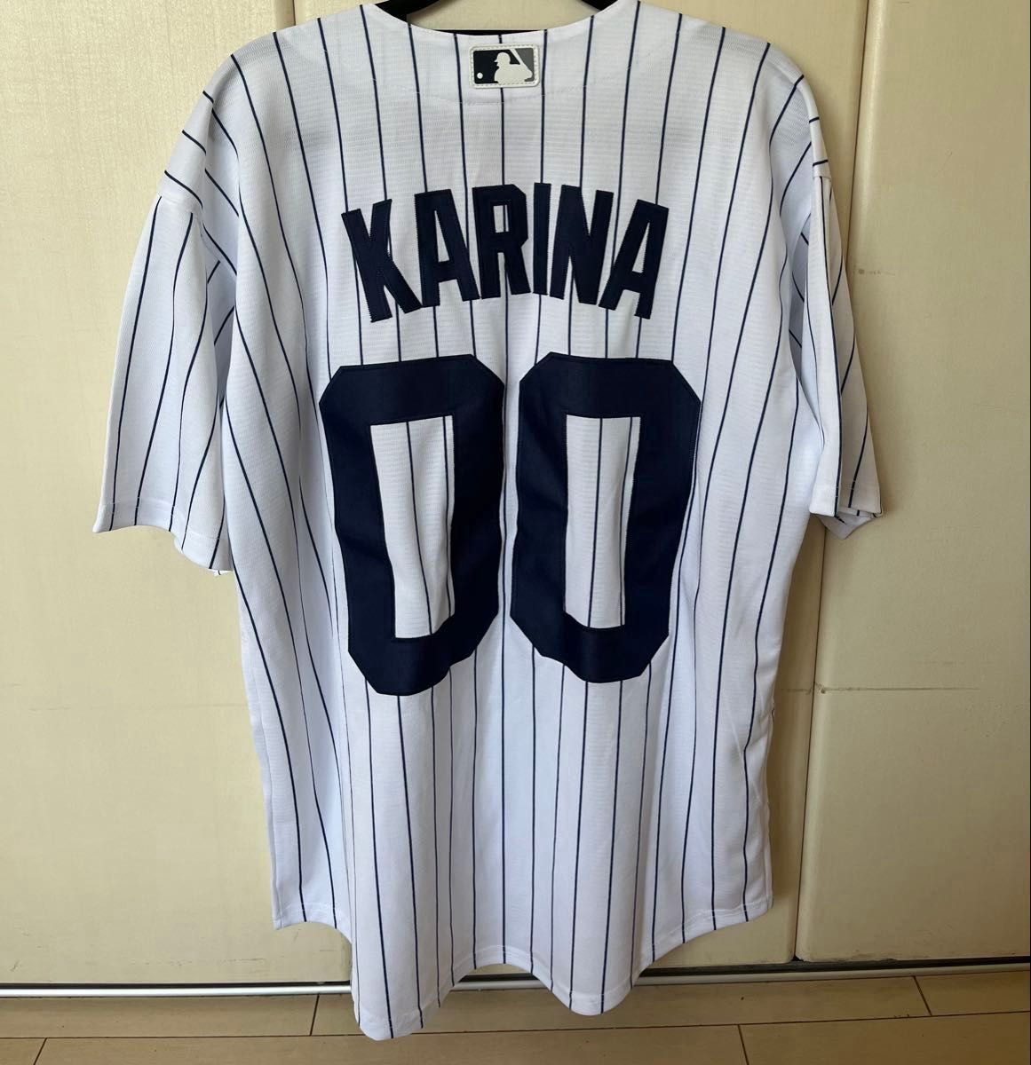 aespa エスパ 野球 ユニフォーム KARINA カリナ 00 背番号 Tシャツ