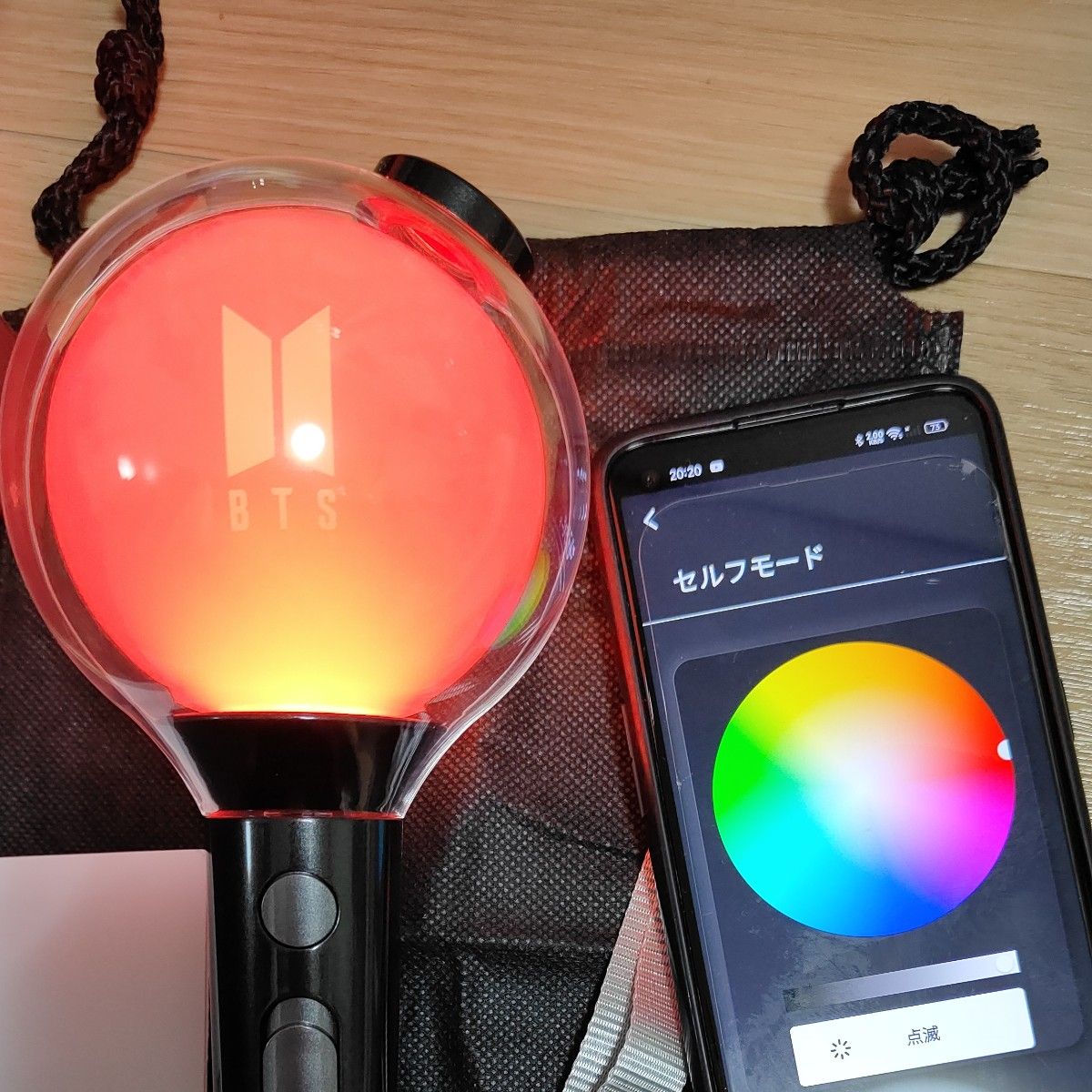 BTS アミボムVer4 オフィシャルライトスティック ペンライト MAP OF