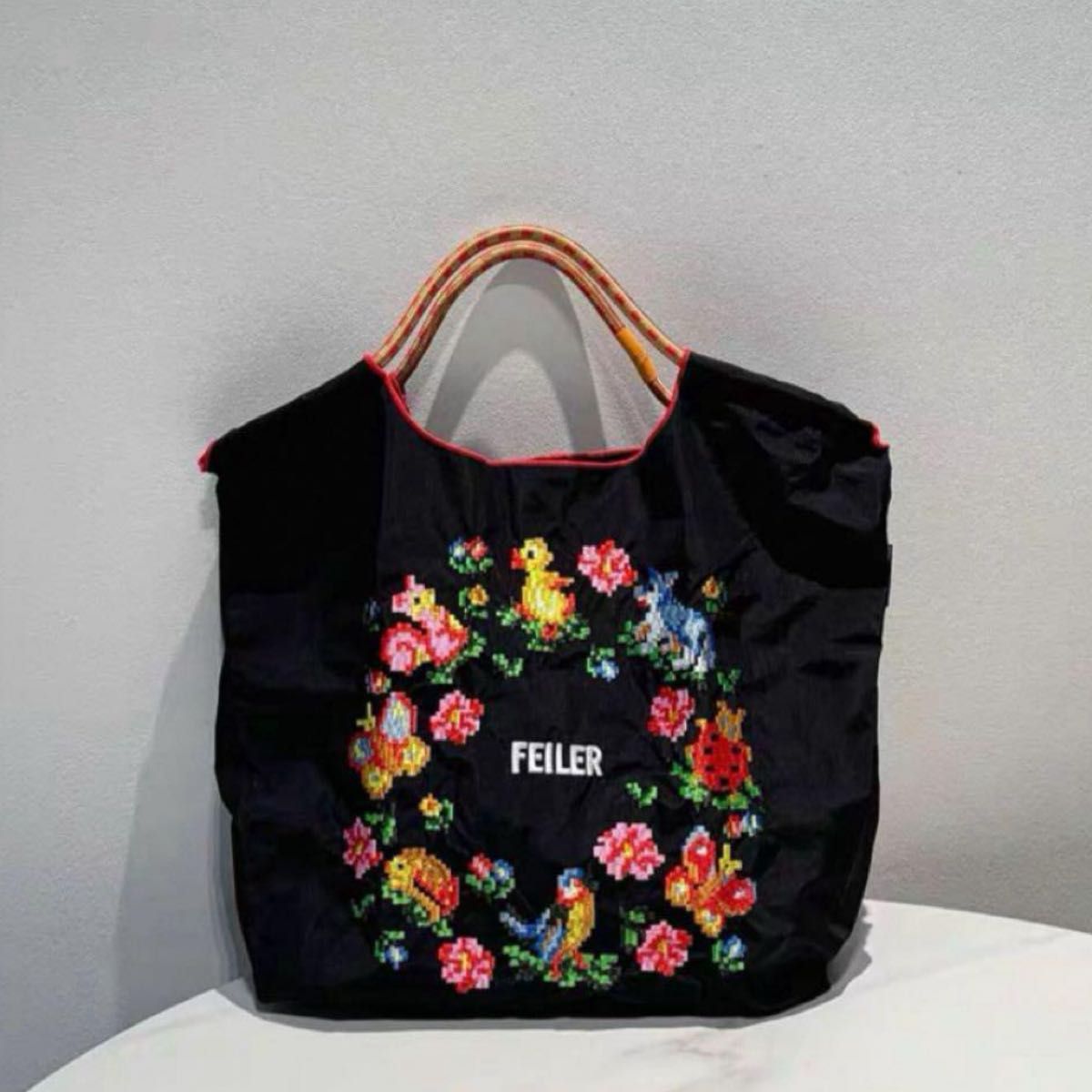 フェイラー 刺繍エコバッグ ボールアンドチェーン｜Yahoo!フリマ（旧