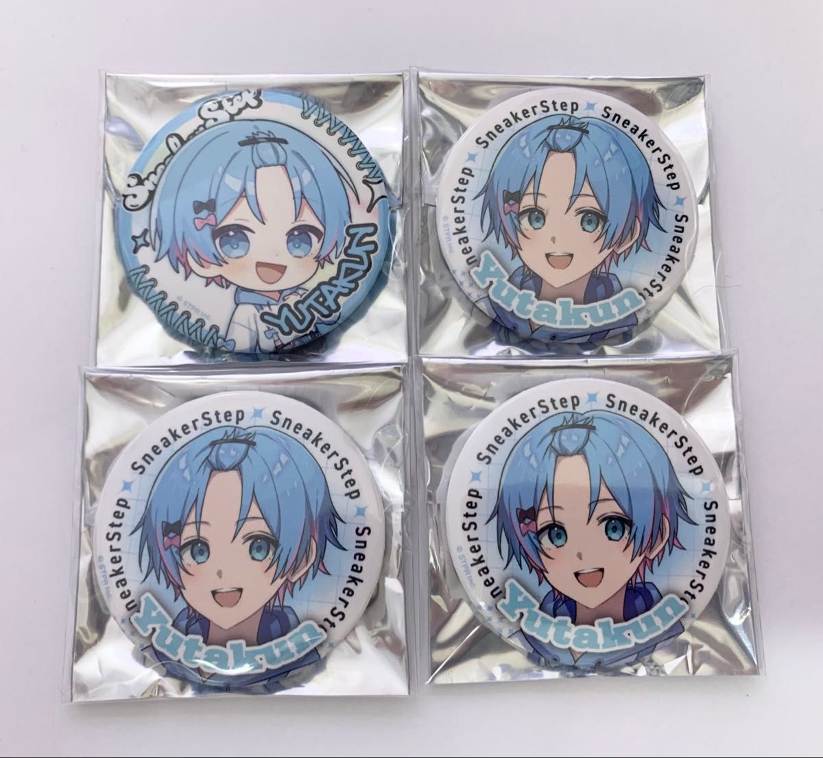 すにすて SneakerStep 缶バ 缶バッジ スターターグッズ ゆたくん ゆた