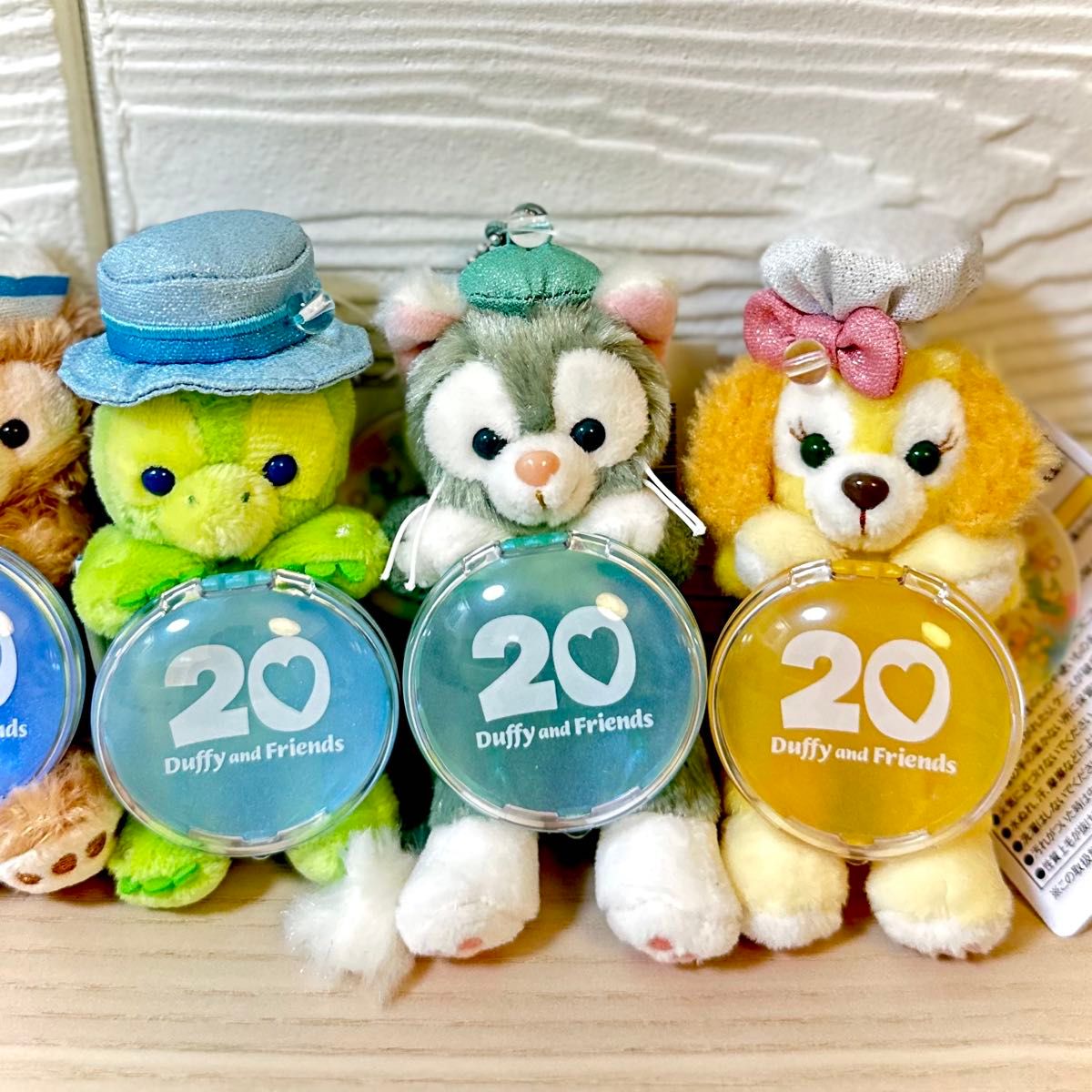 新品 ディズニーシー ダッフィー&フレンズ 20周年 カラフルハピネス