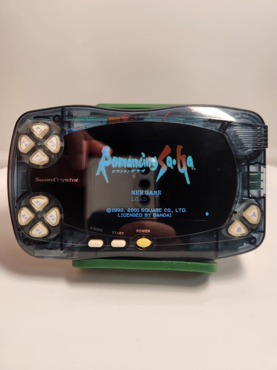 完品 レアカラー スワンクリスタル IPS液晶 クリアブラック ガラス