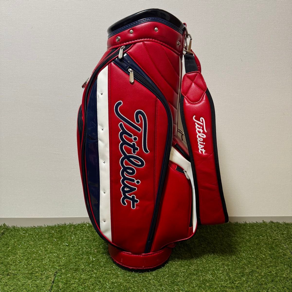 Titleist タイトリスト キャディバッグ ゴルフバッグ 9型 レッド