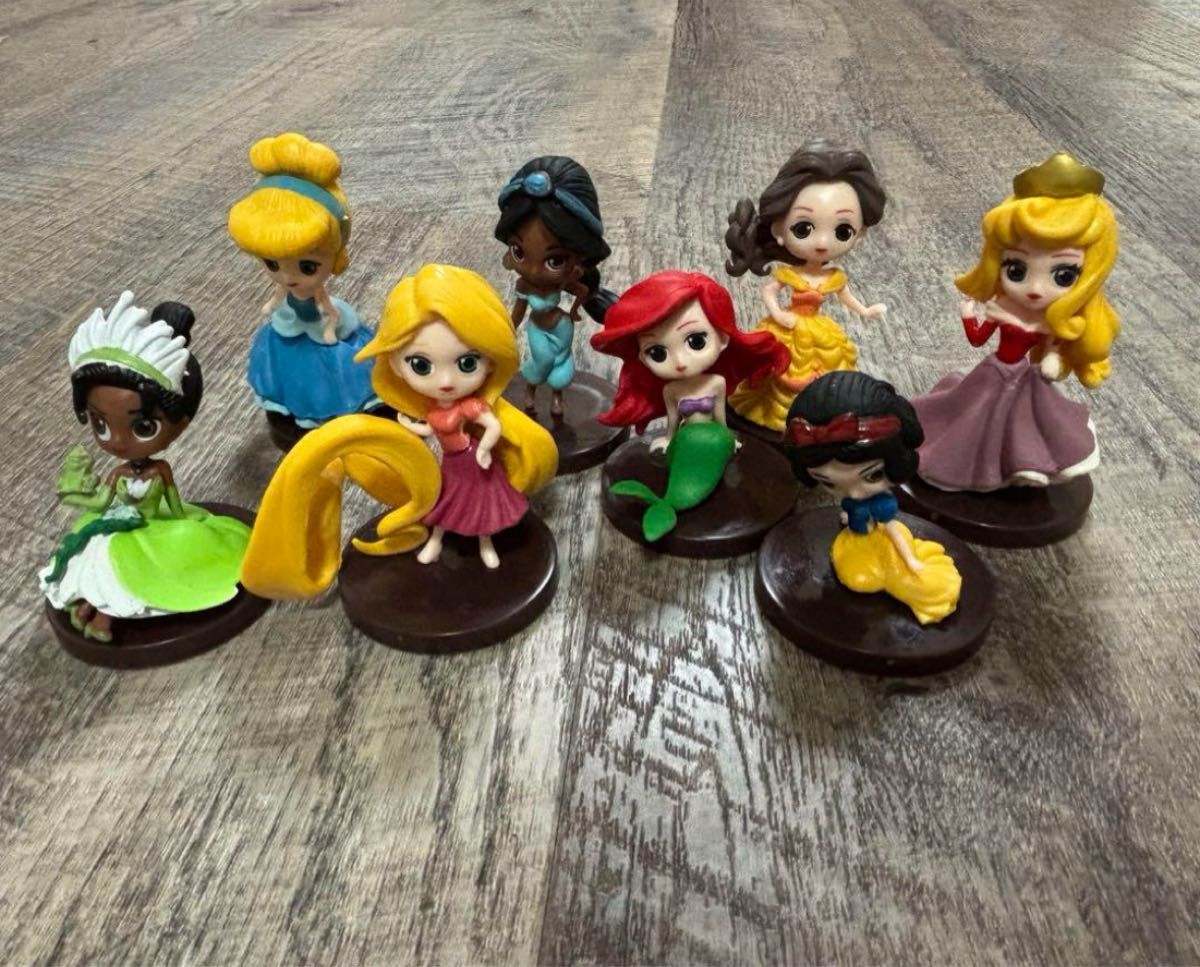 ディズニープリンセス フィギュア 8体セット Qposket petit Disney