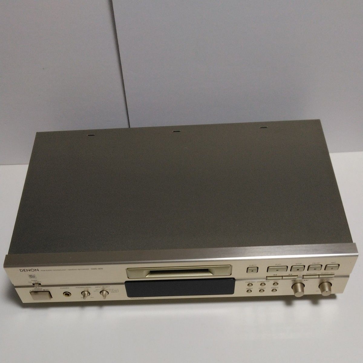 DENON MDレコーダー DMD-800 ゴールド リモコン・説明書あり【再生OK