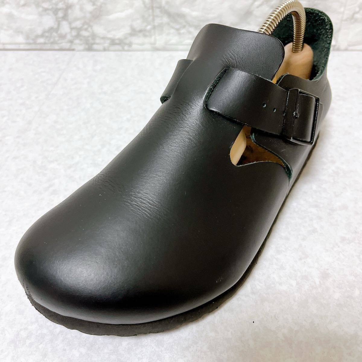 極美品ビルケンシュトック ボストン ベチュラ 23 サボサンダル