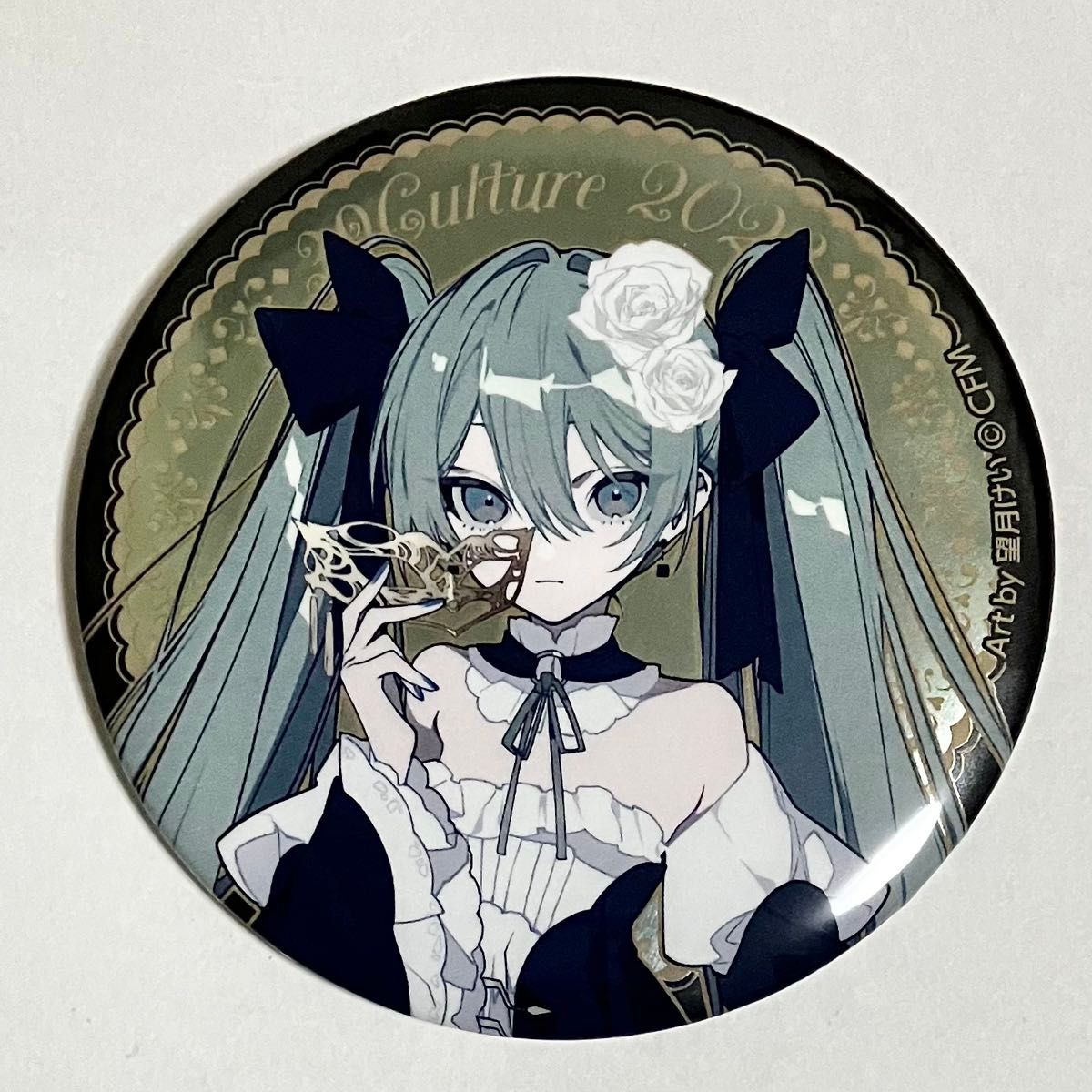 初音ミク 39culture 2023 party メタリック缶バッジ 望月けい｜Yahoo