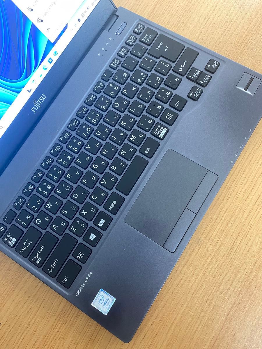 富士通ノートパソコン/SSD 256GB/メモリ12GB/i5/無線/カメラ Windows11