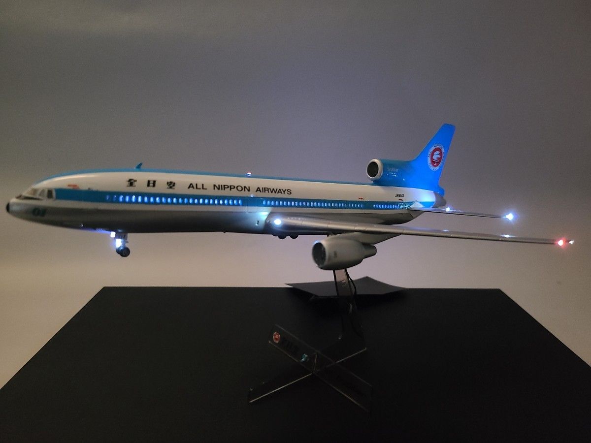 全日空 L-1011 トライスター (モヒカン塗装)リアルモーターライズ完成
