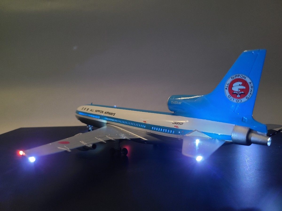 全日空 L-1011 トライスター (モヒカン塗装)リアルモーターライズ完成