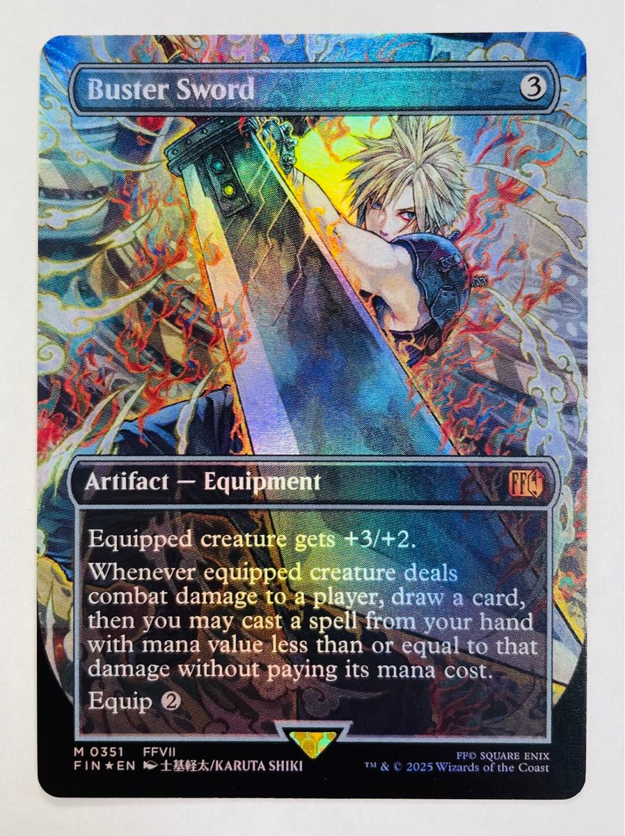 バスターソード 英語版 foil MTG MTG バスターソード 英語版FOIL