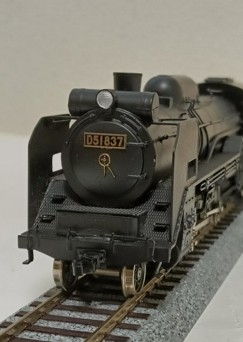 ボ*プ様 HOゲージ D51 金属アダチ完成品追加工 HOゲージ D51 金属