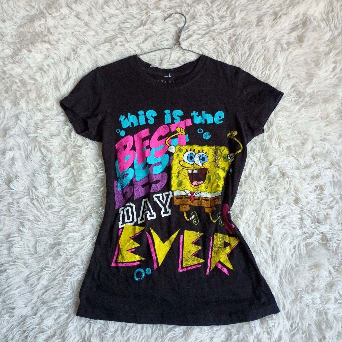 アーカイブ 平成 ギャル 00s 90s ピチ ピタT スポンジボブ Tシャツ y2k